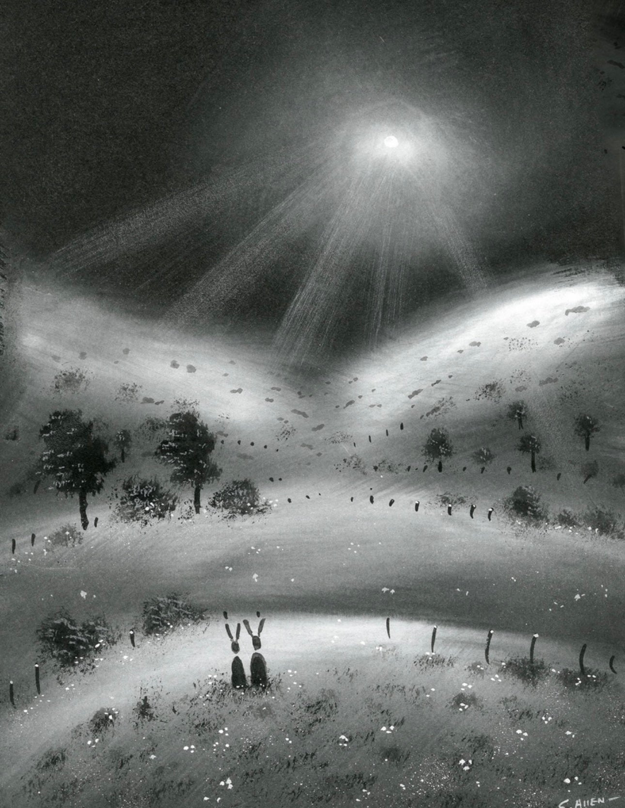 Over the Hills Fine Art Limited Edition Print by Stephen Allen