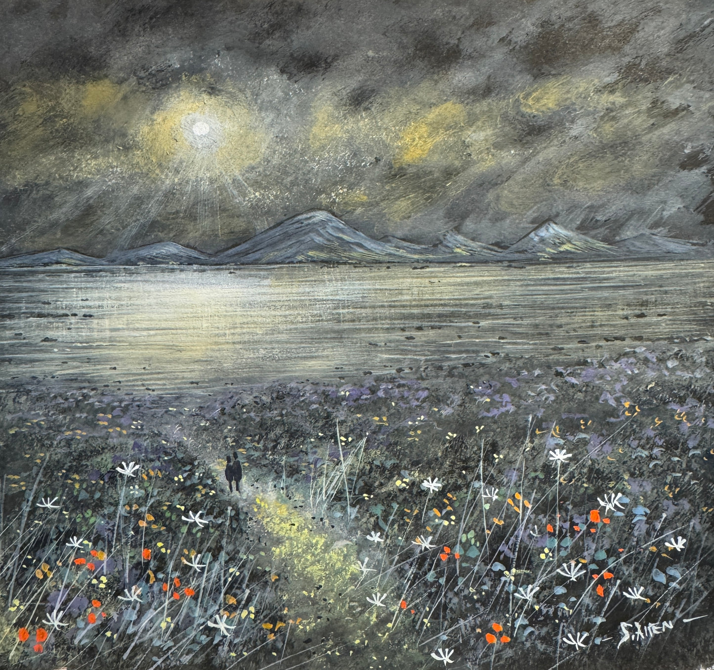 Original painting Walk to the Sea by Stephen Allen