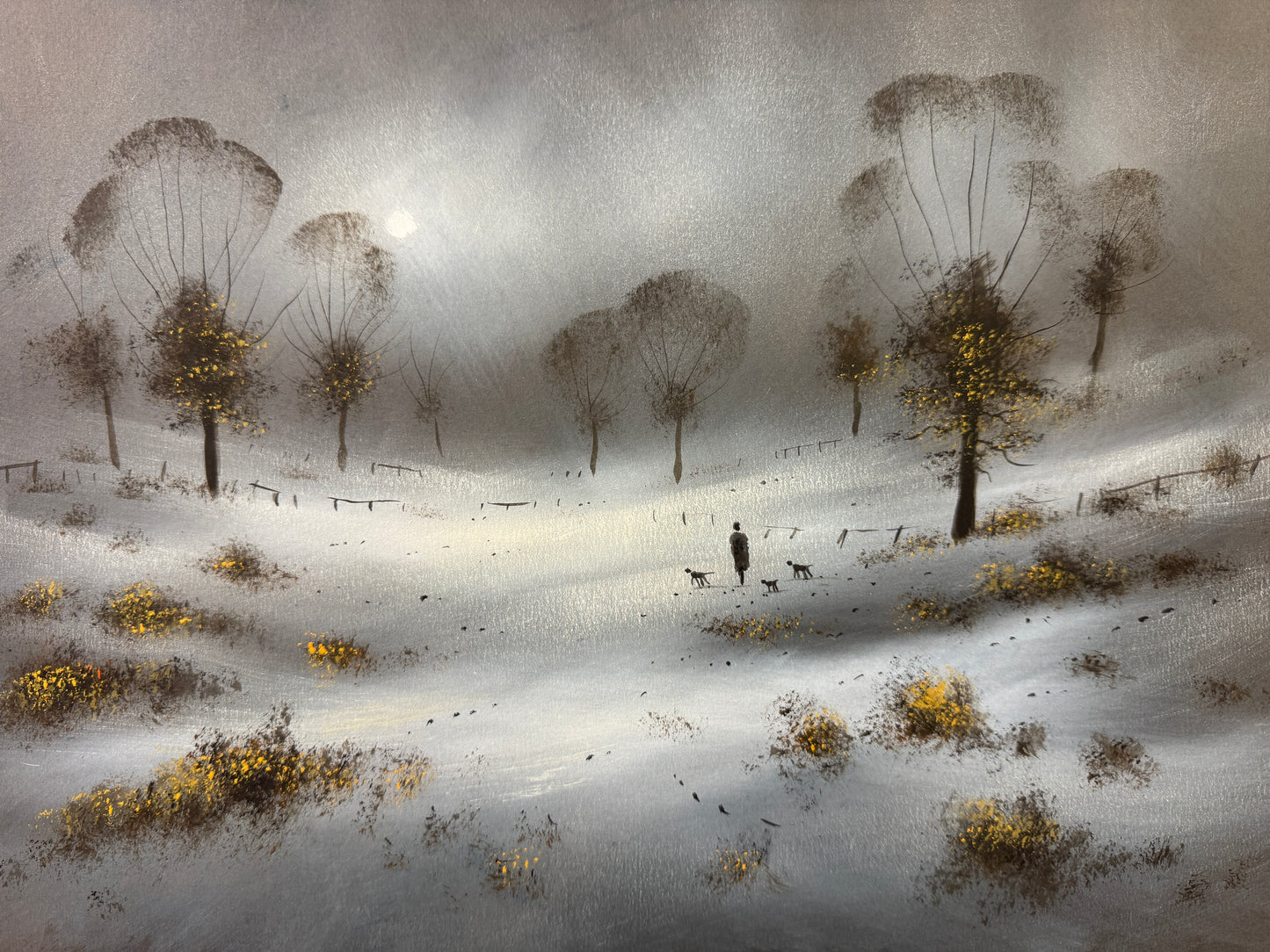 Trees in the Moonlight Fine Art Limited edition Print by Stephen Allen