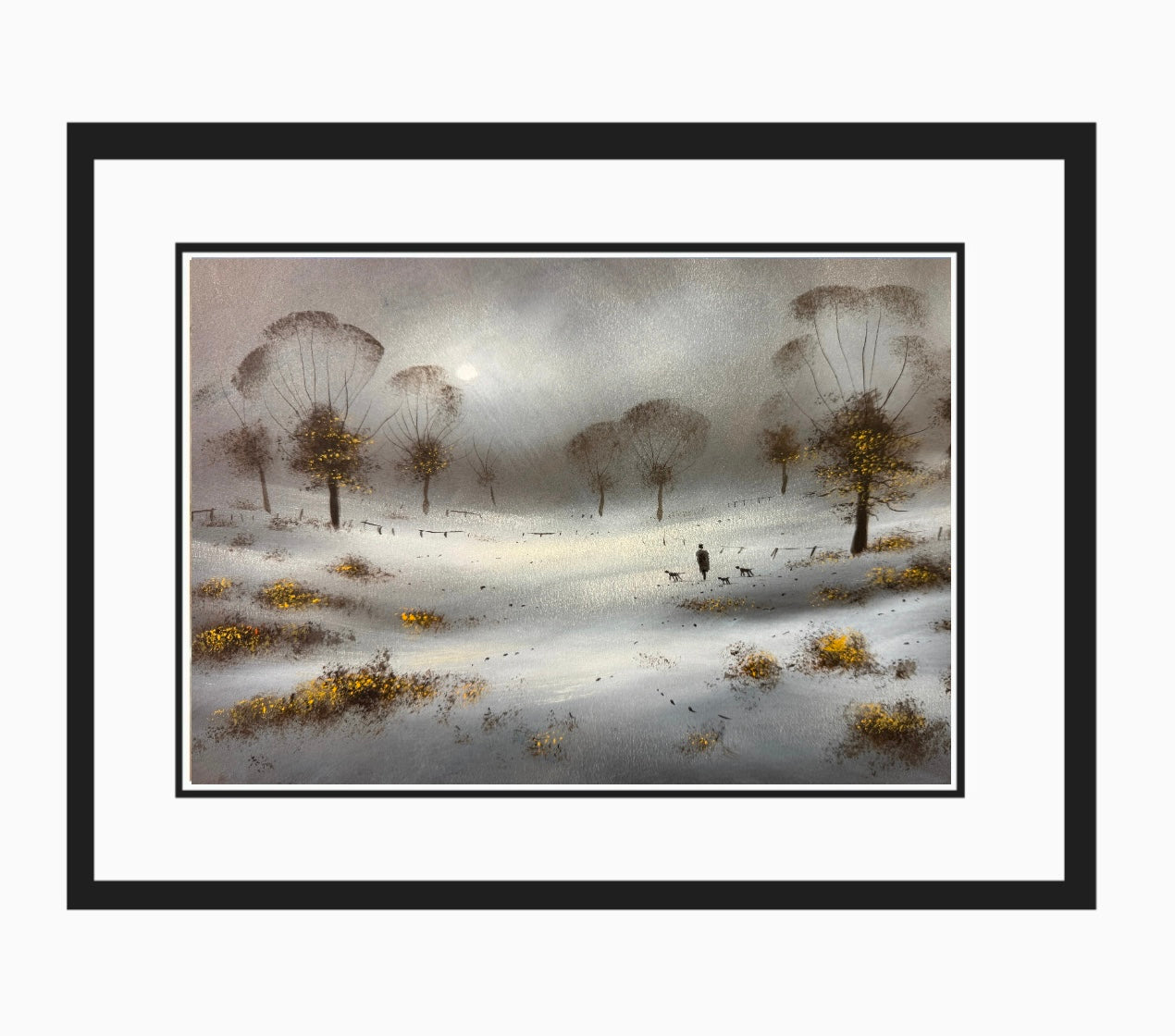 Trees in the Moonlight Fine Art Limited edition Print by Stephen Allen