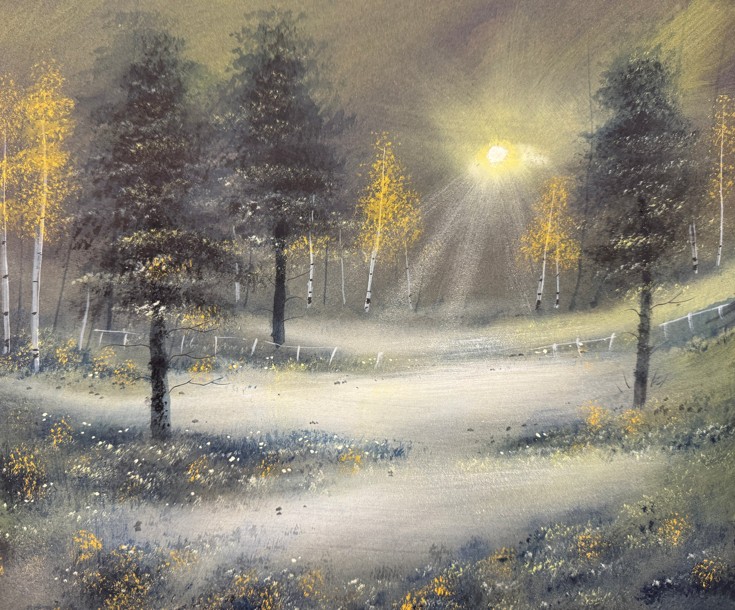 Moon River Original Painting by Stephen Allen