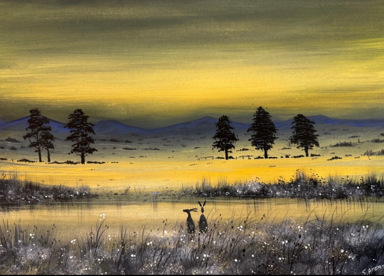 Sunset Meadows Quality Print