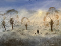 Frosty Walk Original painting