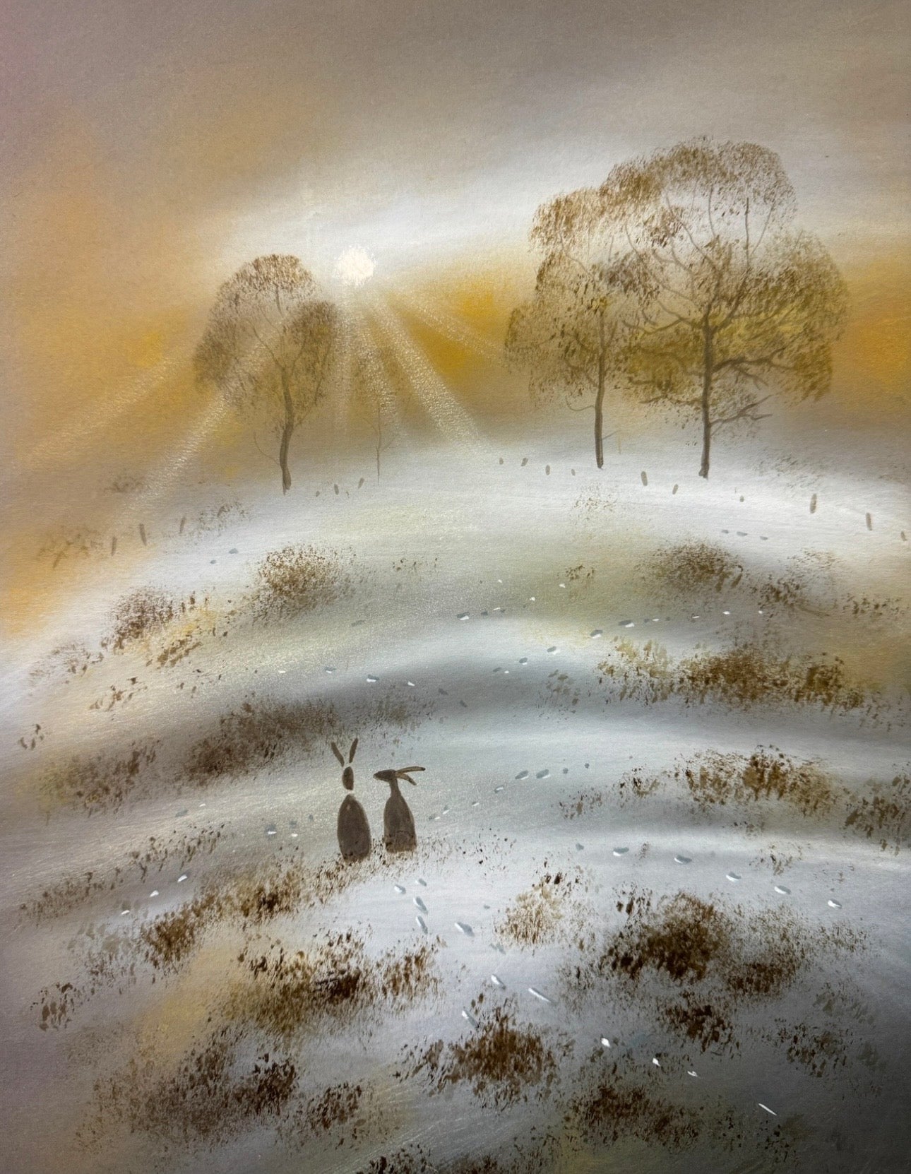 Snow Haze Original painting