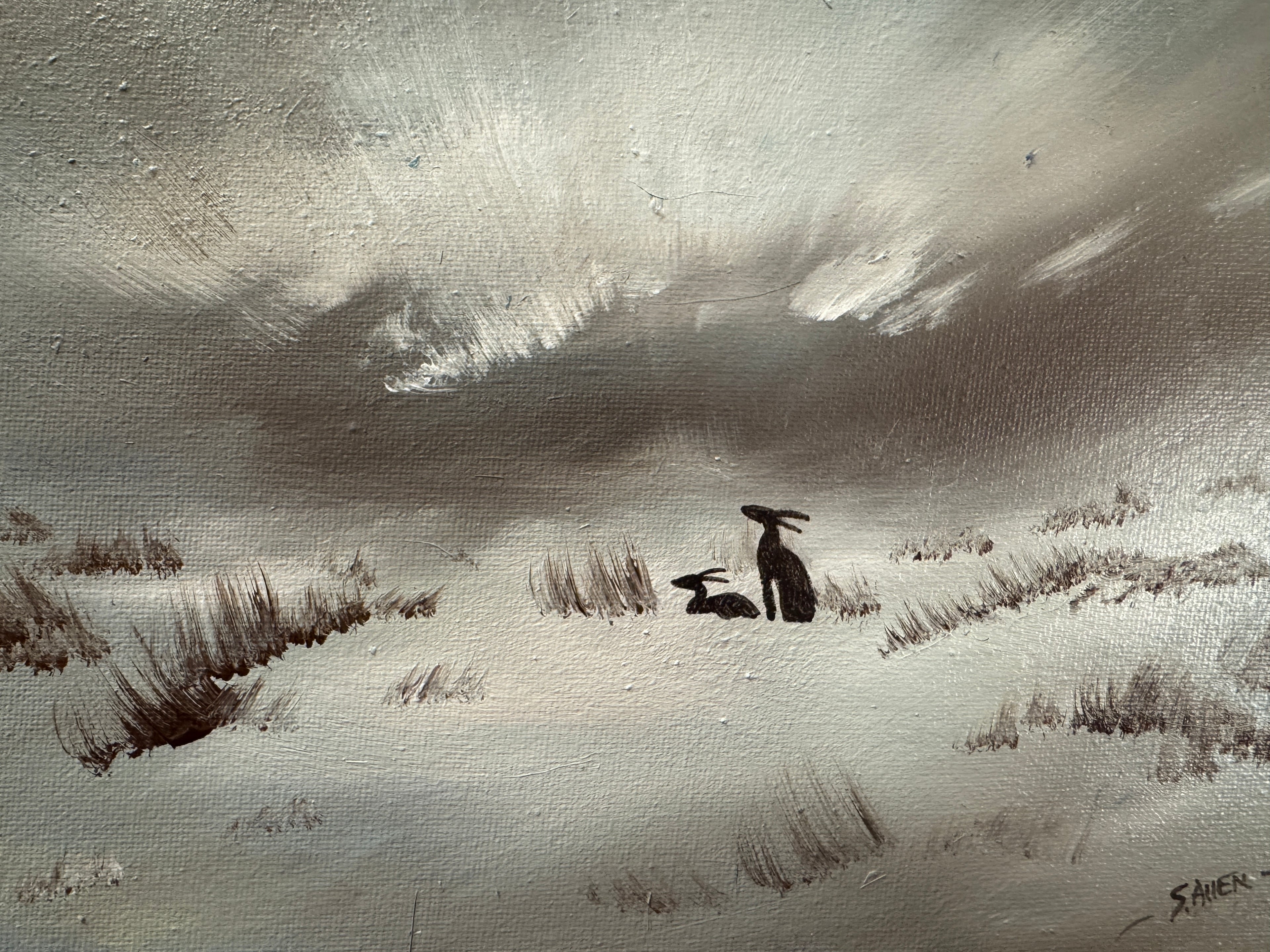 Winter Glow Canvas Painting