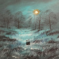 Evening walkers canvas Painting