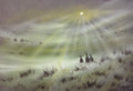 Moonlight Hares Quality Print