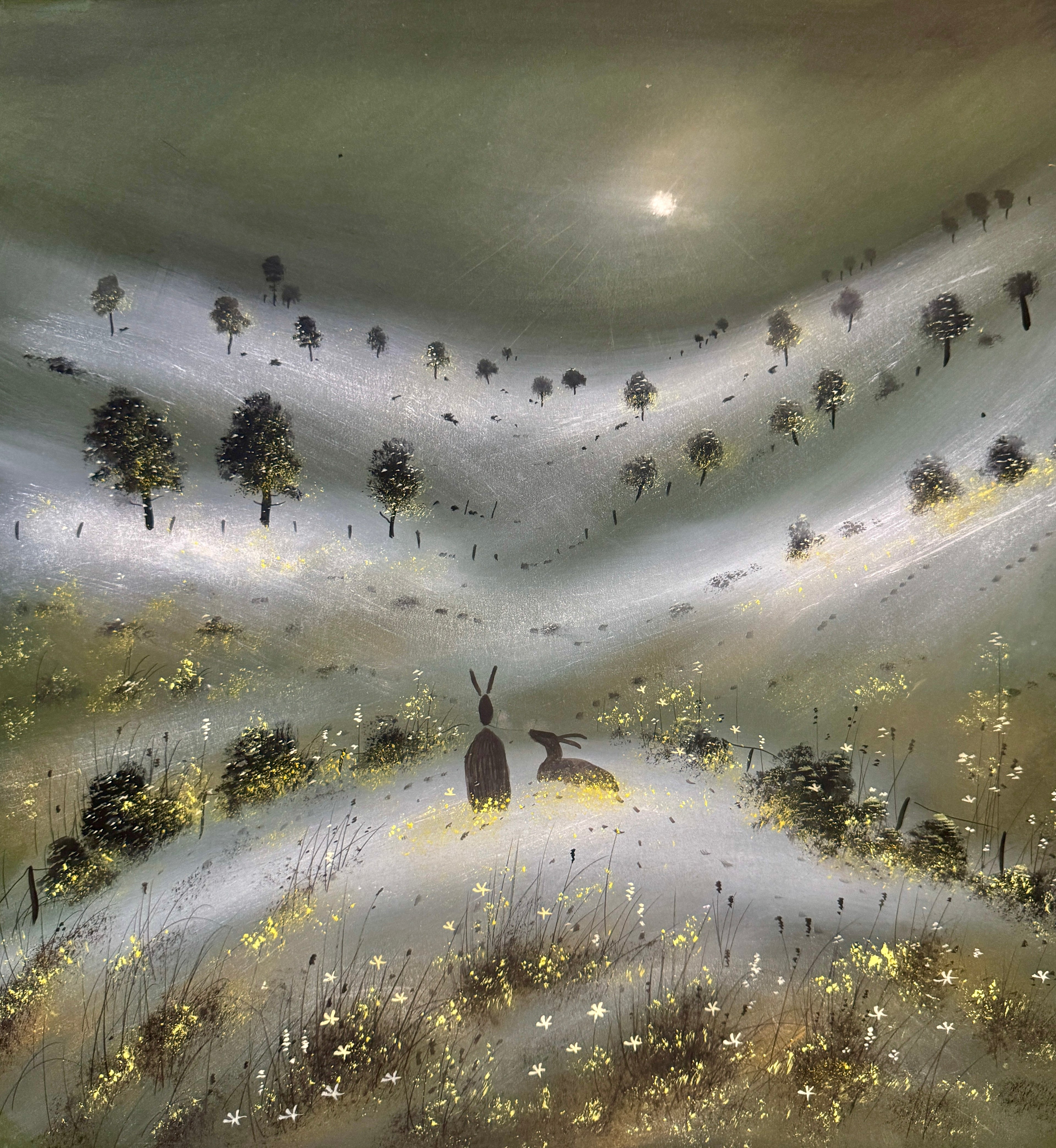 Dawn light Original Painting by Stephen Allen