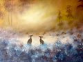 Golden Glow original canvas painting