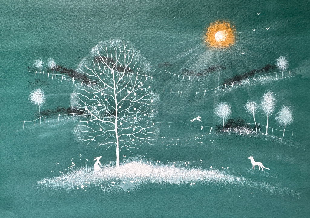 Tree of life watercolour painting