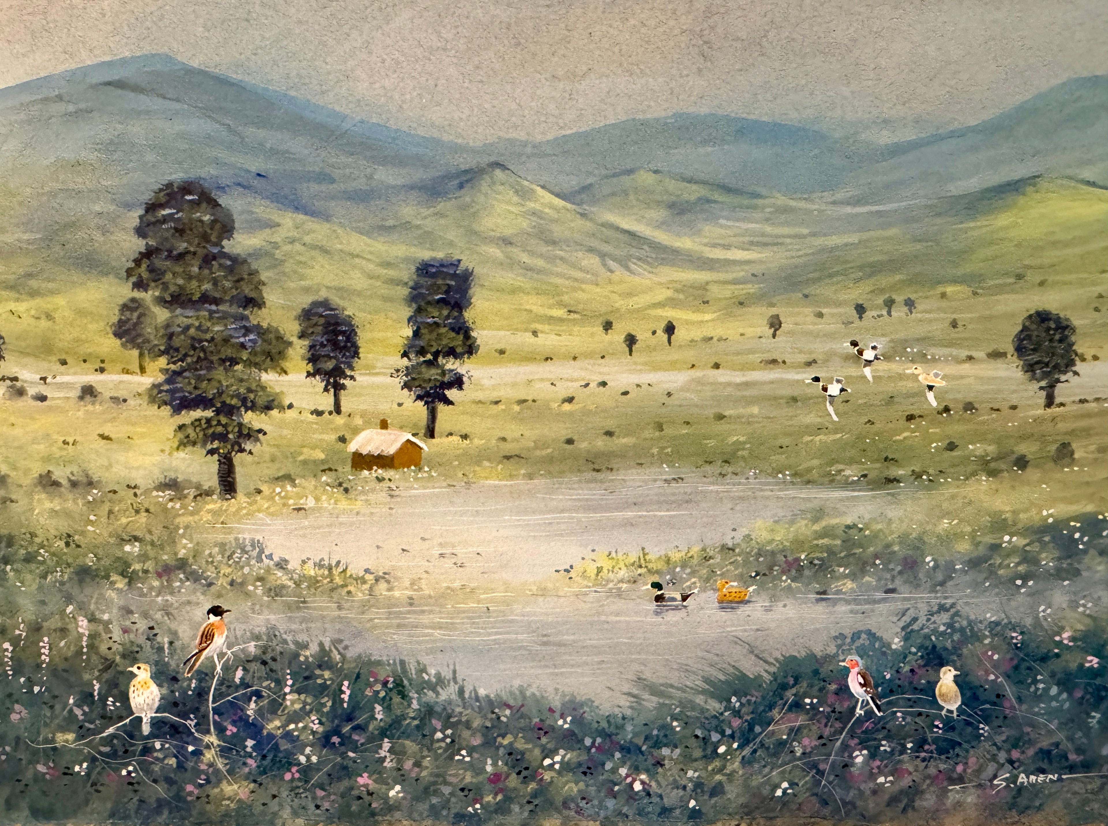 Evening  Meadows original painting