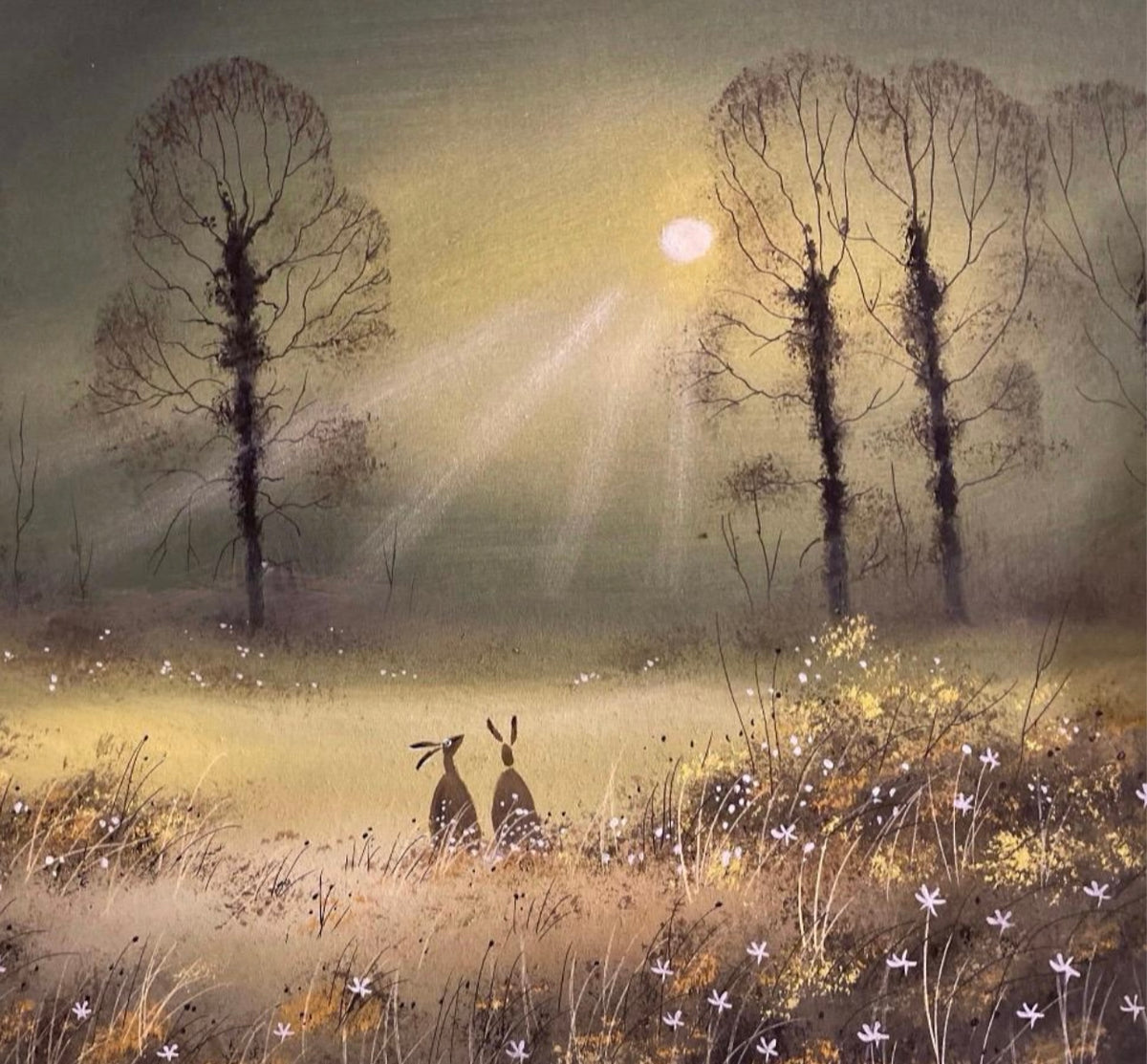Autumn Hares Fine Art Limited Edition Print