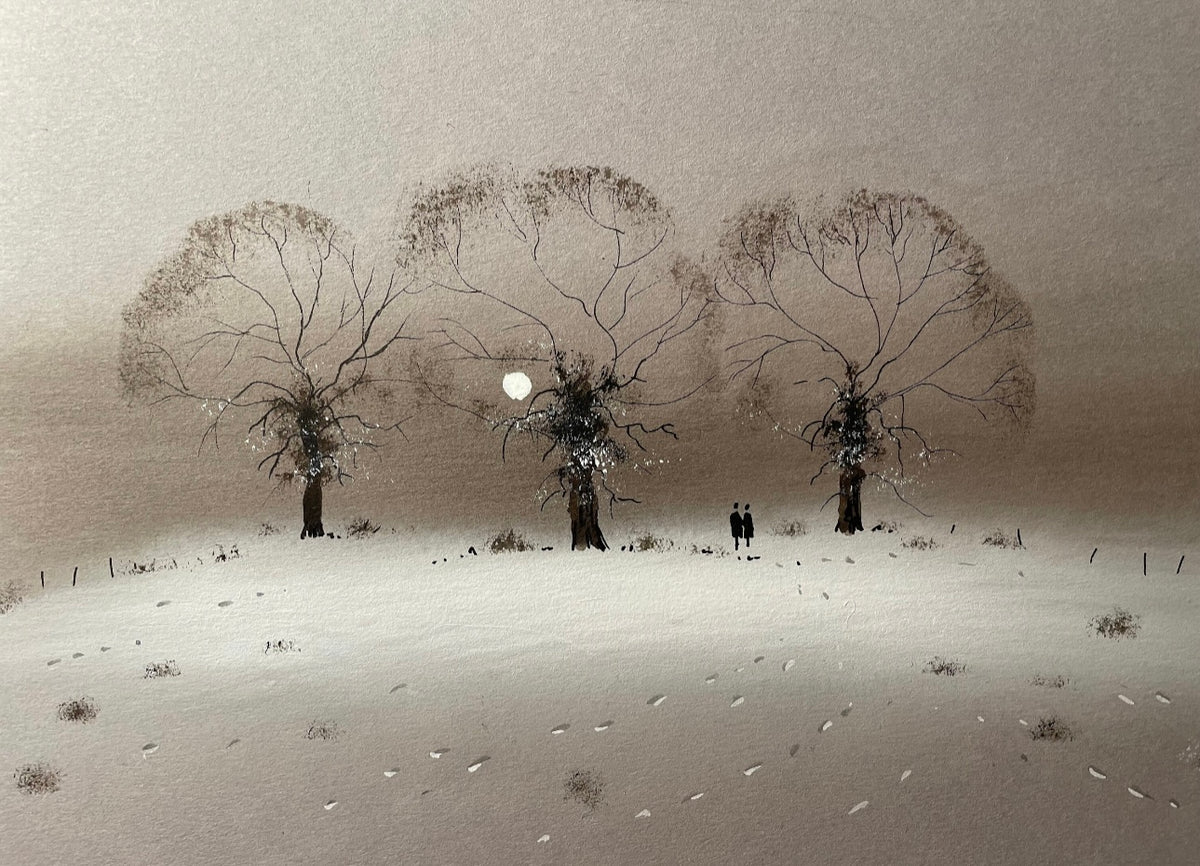 Moonlight Trees Open edition Print