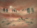 Rose haze Original painting