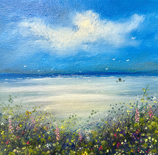 Seaside Flowers Fine Art Limited edition Print by Stephen Allen