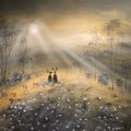 Hares in the Light  Fine Art Limited  Edition Print