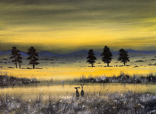 Sunset Water Signed  Quality Print by Stephen Allen