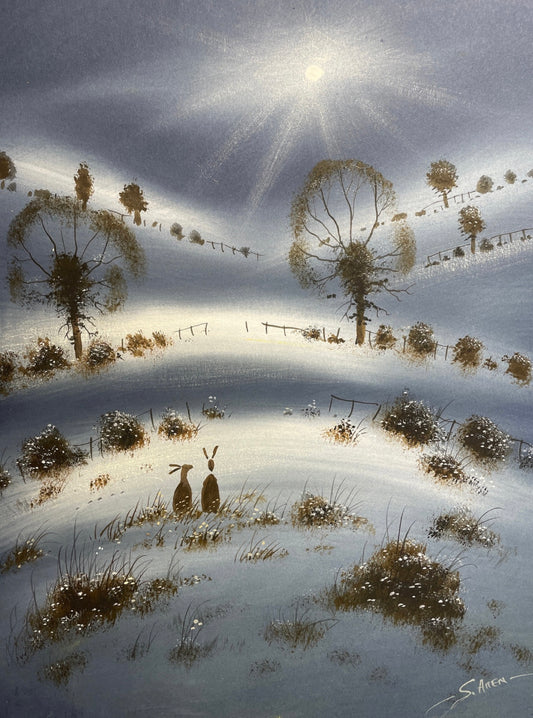 Winter Glow Signed Quality Print by Stephen Allen )