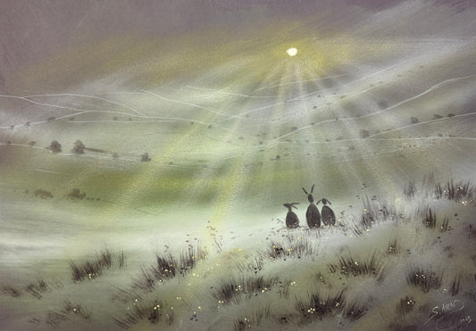 Light Glows Original painting by Stephen  Allen