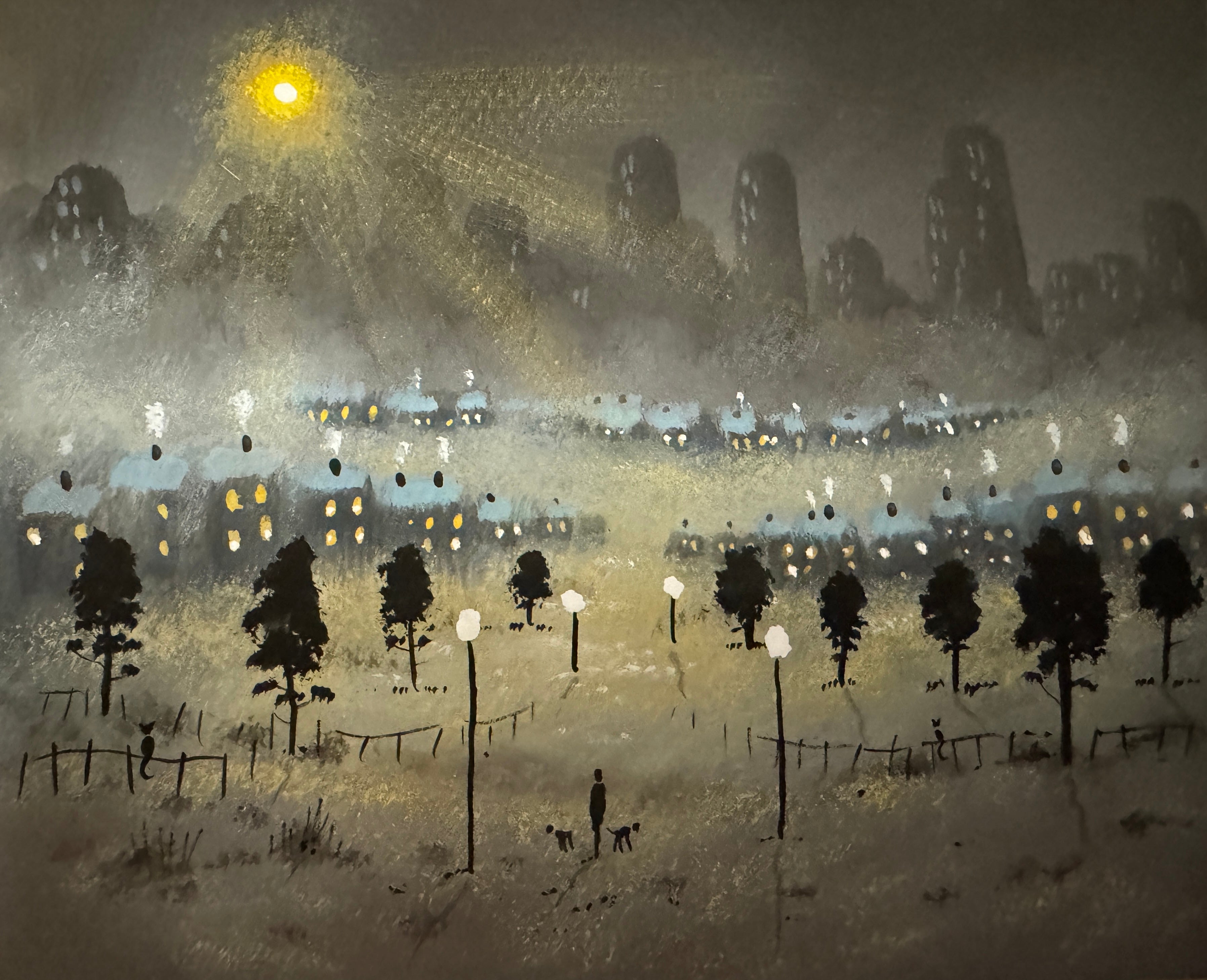 Bygone Days Original watercolour