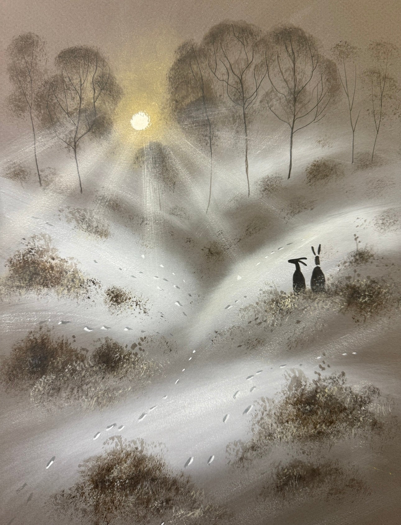 Footsteps Fine Art Limited Edition Print by Stephen Allen