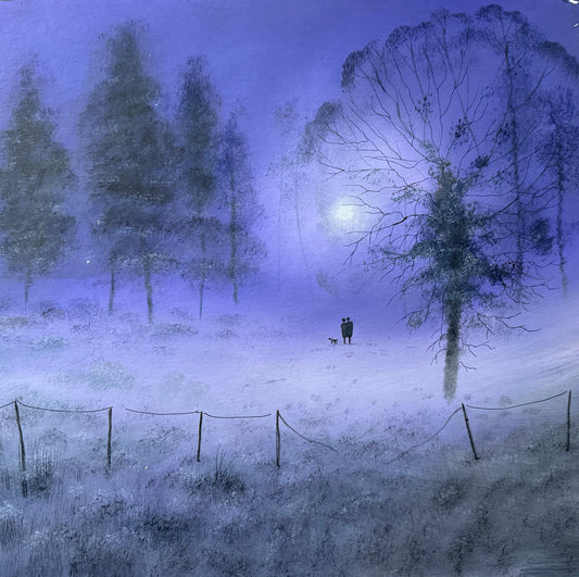 Late Walk Original painting by Stephen Allen