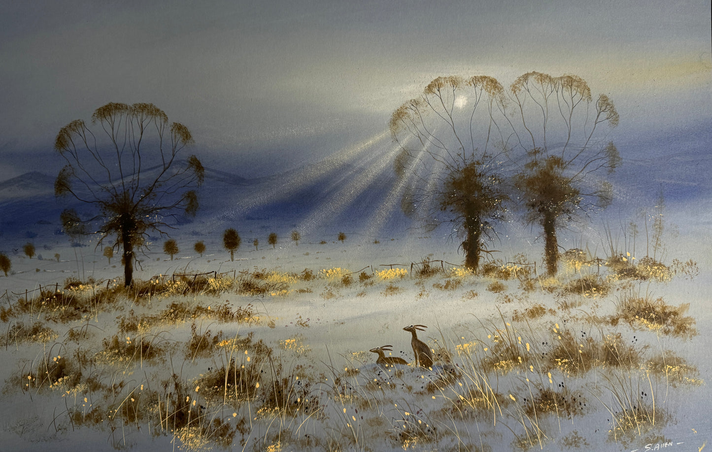 First Light  Original Painting by Stephen Allen