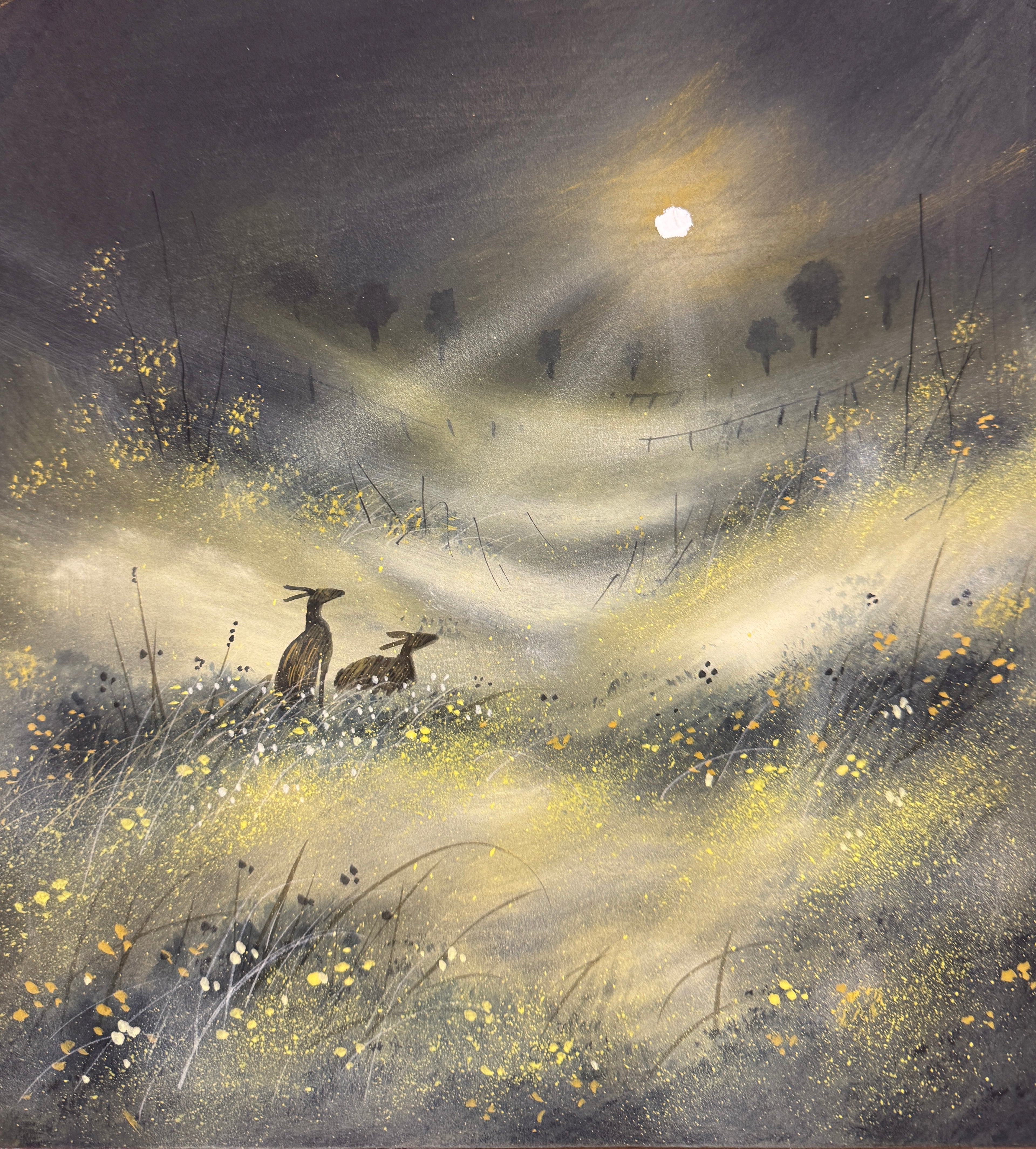 Warm Haze Original Painting by Stephen Allen