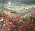 Hares and Poppies Fine Art Limited Edition Print