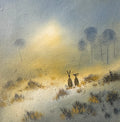 Hillside Haze Canvas Painting
