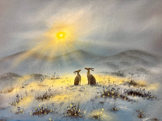 Silence in Golden Fine Art Limited Edition Print Stephen Allen